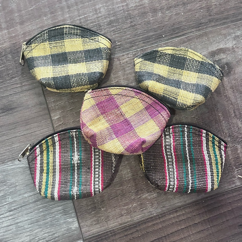 50%offw❤️ Set of 5 coin purse woven bohemian hippy last stop shop HG99